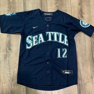 Seattle Mariners Baseball Jersey Youth Large